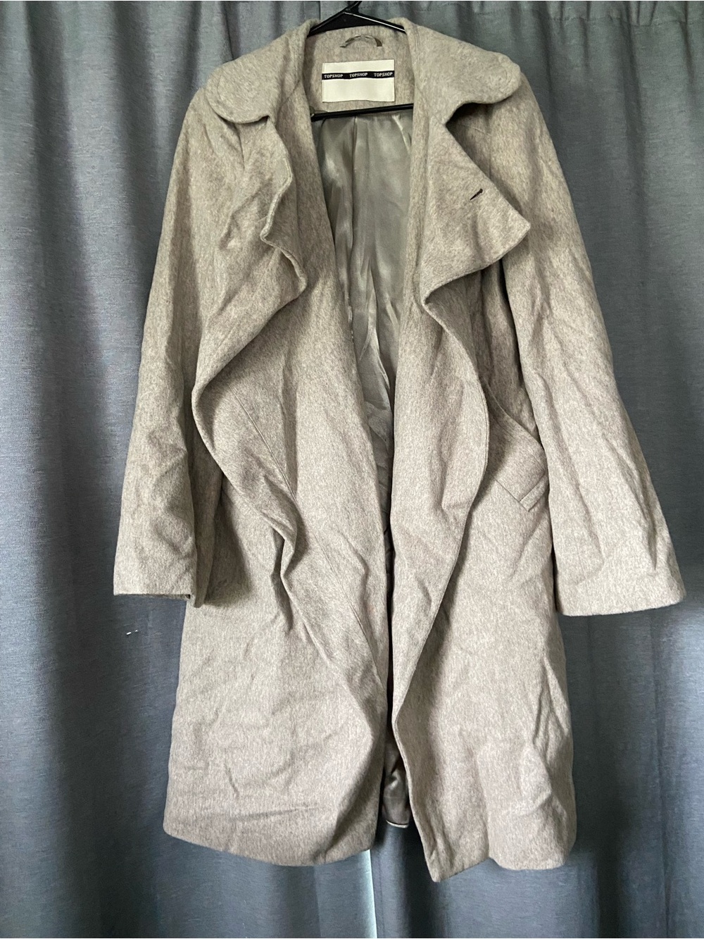 Women's Waterfall Wool-Blend Coat